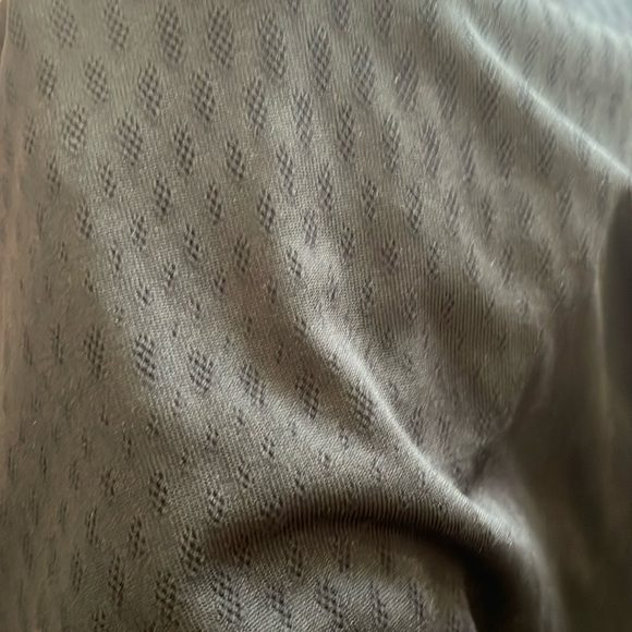 Under Armour Black Racerback Tank-heatgear, loose size large, semi-sheer circles - Picture 2 of 6